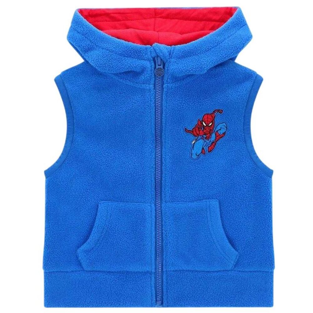 Spider-Man Childrens/Kids Fleece  Vest / Blue/Red